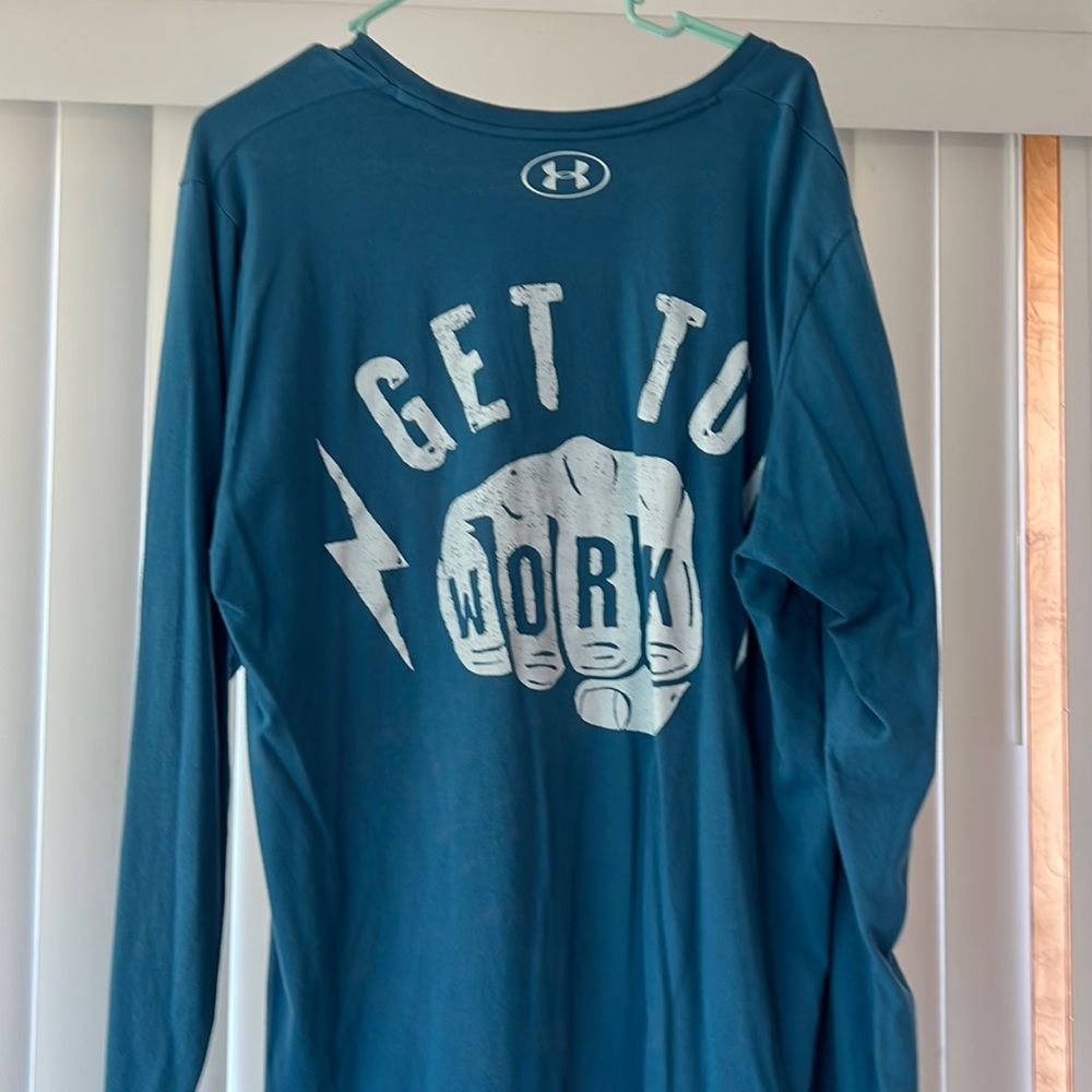 UA project rock long sleeve tee